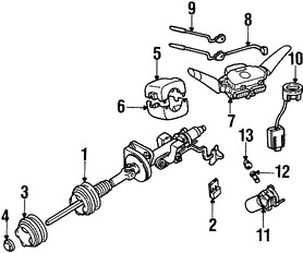 Foto de Interruptor Combinado Original para Mercedes-Benz ML320 Mercedes-Benz ML430 Mercedes-Benz ML55 AMG Marca MERCEDES BENZ Nmero de Parte 0015406545