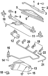 Foto de Valvula de Chequeo Limpia Parabrisas Original para Mercedes-Benz ML320 Mercedes-Benz ML350 Mercedes-Benz ML430 Mercedes-Benz ML500 Mercedes-Benz ML55 AMG Marca MERCEDES BENZ Parte #1638600162