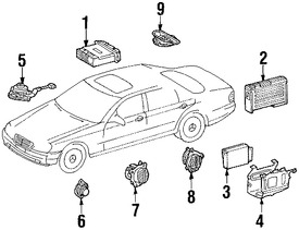 Foto de Altavoz Original para Mercedes-Benz C230 Mercedes-Benz C240 Mercedes-Benz C320 Mercedes-Benz C55 AMG Mercedes-Benz C280 Mercedes-Benz C350 Marca MERCEDES BENZ Parte #2038205202