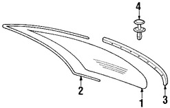 Foto de Cristal Trasero Original para Mercedes-Benz Marca MERCEDES BENZ Nmero de Parte 2036700580