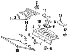 Foto de Panel / guardafango posterior lateral Original para Mercedes-Benz Marca MERCEDES BENZ Nmero de Parte 20369017257E63