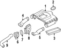 Foto de Manguera de Bomba de Aire Original para Mercedes-Benz Marca MERCEDES BENZ Nmero de Parte 2721421083