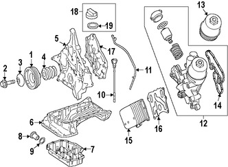 Foto de Tap�n de Drenaje de Aceite del Motor Original para Mercedes-Benz Marca MERCEDES BENZ N�mero de Parte 1119970330