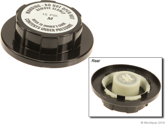 Foto de Tapa Tanque Recuperacin de Refrigerante para Saturn, Buick, Oldsmobile, Pontiac, Cadillac, Chevrolet Marca Acdelco Nmero de Parte W0133-2046461