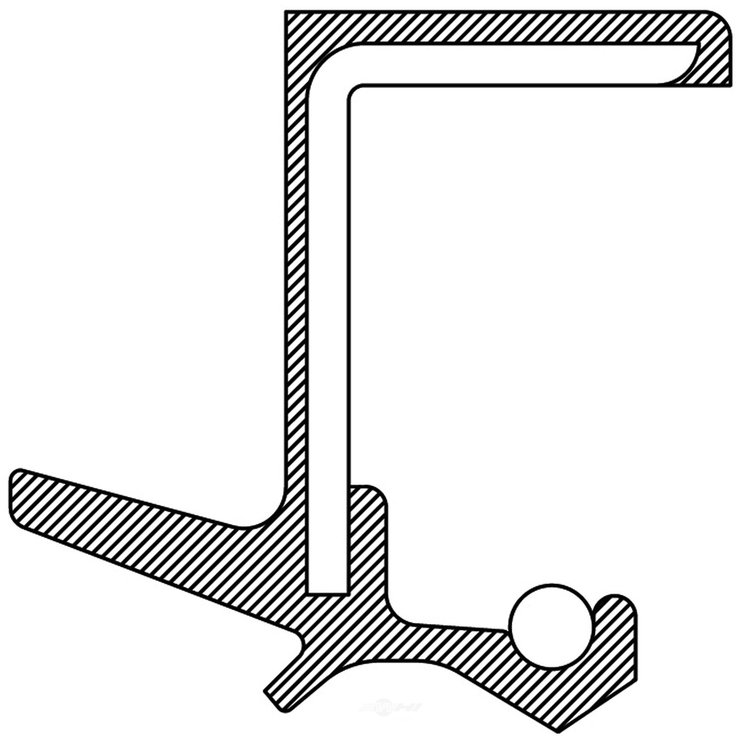 Foto de Sello de Flecha de Salida para Suzuki Esteem 1997 Marca NATIONAL SEAL/BEARING Nmero de Parte 710724