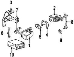 Foto de Sensor de Nivel de Faro Original para BMW Marca BMW N�mero de Parte 37146784697