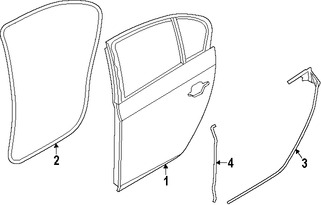 Foto de Carcasa de puerta Original para BMW 550i GT BMW 535i GT BMW 535i GT xDrive BMW 550i GT xDrive Marca BMW N�mero de Parte 41527228149