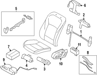 Foto de Motor de Asiento Original para BMW Marca BMW N�mero de Parte 52209181816