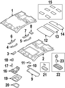 Foto de Parasol / Visera Original para BMW Marca BMW Nmero de Parte 51169170579