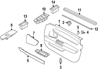 Foto de Actuador de Cerradura de Puerta Trasera Original para BMW Marca BMW N�mero de Parte 61319275119