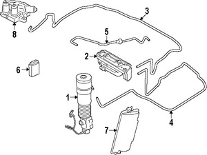 Foto de Resorte Aire Suspension Original para BMW Marca BMW N�mero de Parte 37126858811