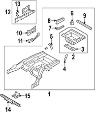 Foto de Espaciador de Parachoque Original para BMW Marca BMW Nmero de Parte 41107175173