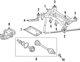 Foto de Eje de Homocintica Original para BMW 228i BMW ActiveHybrid 3 BMW Marca BMW Nmero de Parte 33207622853