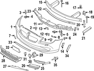 Foto de Aler�n / Spoiler Original para BMW Marca BMW N�mero de Parte 51117279213