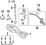Foto de Modulo de Control Bomba de Combustible Original para BMW Marca BMW N�mero de Parte 16147407513