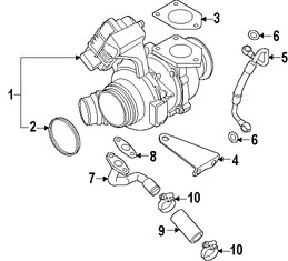 Foto de Turbo Original para BMW 328d BMW 328d xDrive BMW X3 Marca BMW Remanufacturado N�mero de Parte 11658514665