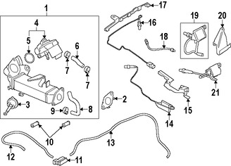 Foto de V�lvula EGR Original para BMW Marca BMW N�mero de Parte 11717810871