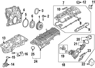 Foto de Empacadura de Cubierta de V�lvula Original para BMW Marca BMW N�mero de Parte 11128621951