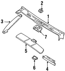 Foto de Luz de techo Original para BMW Z8 2000 2001 2002 2003 Marca BMW Nmero de Parte 63316909386