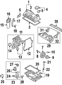 Foto de Empacadura de Crter Original para Mini Cooper Cooper Marca BMW Nmero de Parte 11131487221