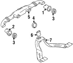 Foto de Ducto de Aire del Panel de Instrumentos Original para Mini Cooper Cooper Marca BMW Nmero de Parte 64221149002