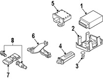 Foto de Sensor de control de presin de la llanta  Original para BMW Mini Cooper Marca BMW Nmero de Parte 36236798726