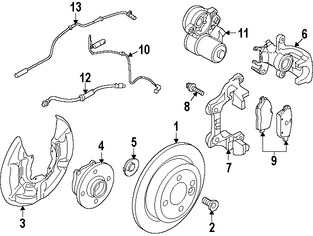 Foto de Rotor del Disco de freno Original para Mini Cooper  Mini Cooper Cooper Countryman   BMW i3 Marca BMW N�mero de Parte 34216799367