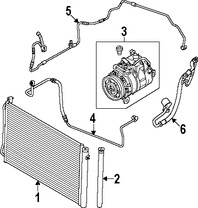 Foto de Manguera Refrigerante Aire Acondicionado Original para BMW 135i 2010 2011 Marca BMW Nmero de Parte 64509209728