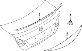 Foto de Aler�n / Spoiler Original para BMW 128i BMW 135i BMW 135is BMW 1 Series M Marca BMW N�mero de Parte 51628045630