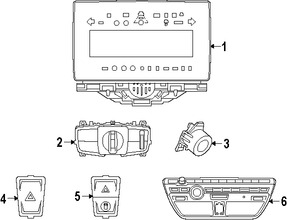 Foto de Interruptor de Luz de Emergencia Original para BMW i3 BMW i8 Marca BMW N�mero de Parte 61319389078