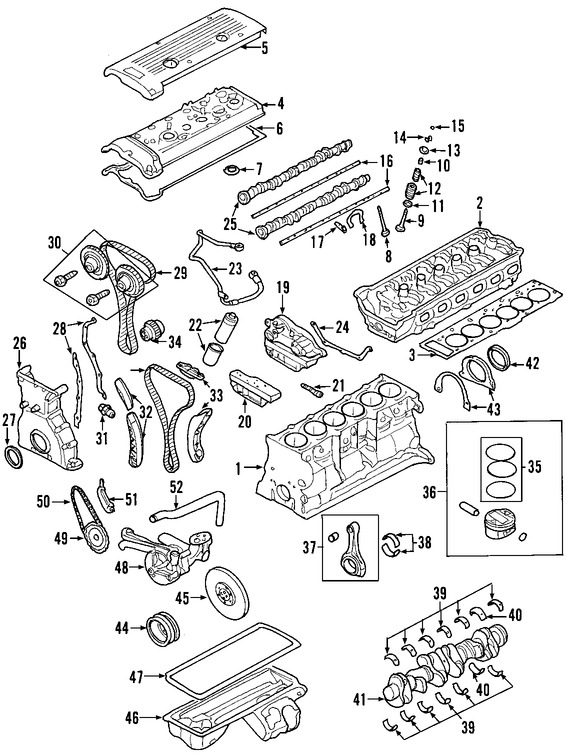 Foto de Biela Original para BMW M3 BMW Z4 BMW Z3 Marca BMW N�mero de Parte 11247834437