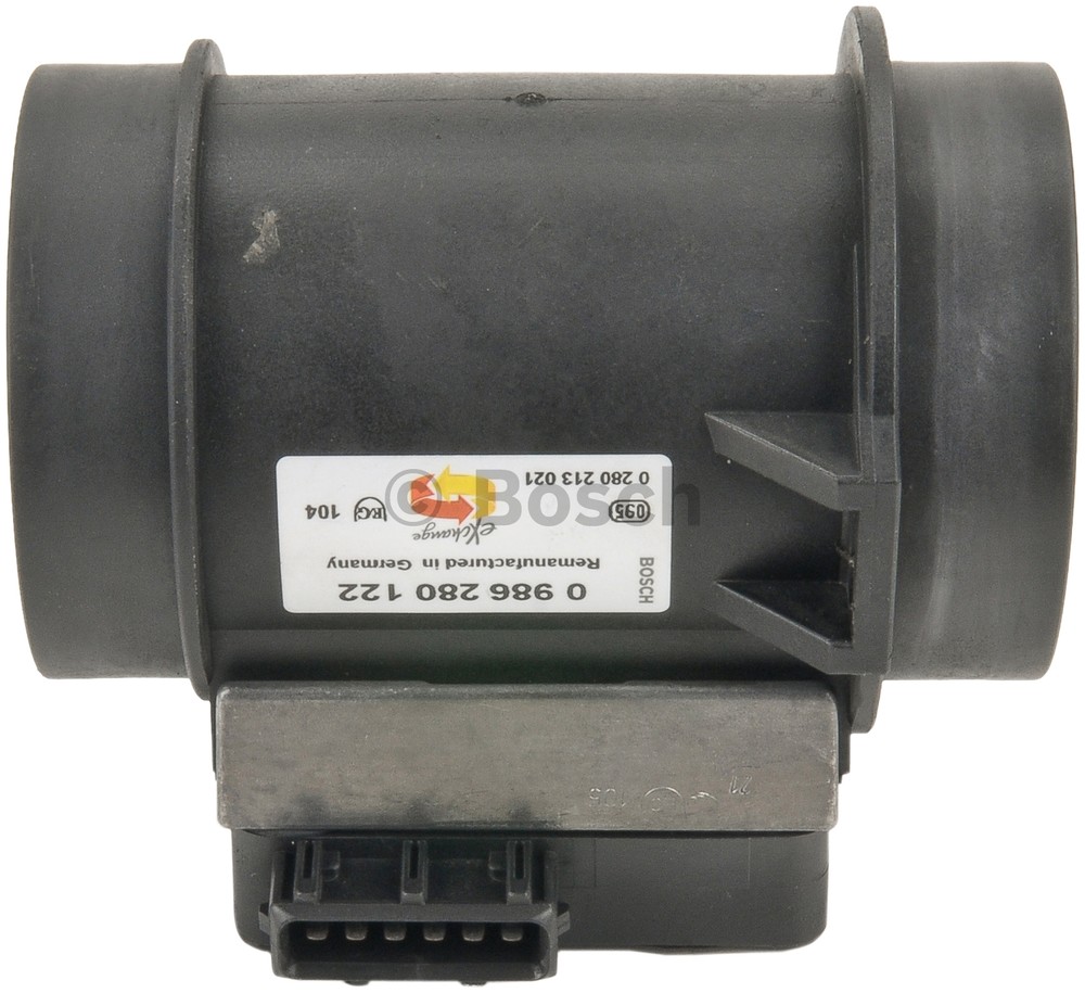Foto de Sensor de flujo masa de aire para Volkswagen Jetta 1994 Volkswagen Corrado 1992 1993 1994 Volkswagen Passat 1993 1994 Marca BOSCH Parte #0986280122 Remanufacturado
