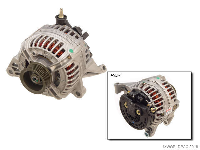 Foto de Alternador para Dodge Ram 1500 2005 2006 2007 Dodge Durango 2004 Jeep Grand Cherokee 2002 Marca Bosch Remanufacturado N�mero de Parte W0133-1603938