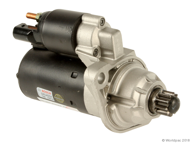 Foto de Motor de arranque para Volkswagen Golf Volkswagen Jetta Volkswagen Passat Volkswagen Beetle Volkswagen Rabbit Audi TT Quattro Marca Bosch Remanufacturado Parte #W0133-1774592