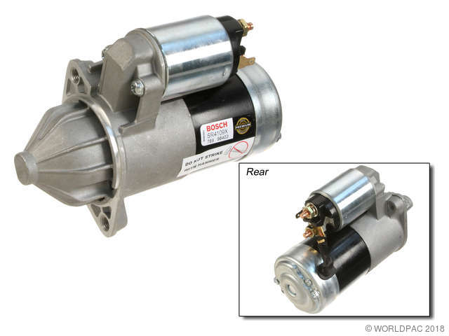 Foto de Motor de arranque para Hyundai Elantra Hyundai Tiburon Hyundai Tucson Kia Spectra Kia Spectra5 Marca Bosch Remanufacturado N�mero de Parte W0133-1832084