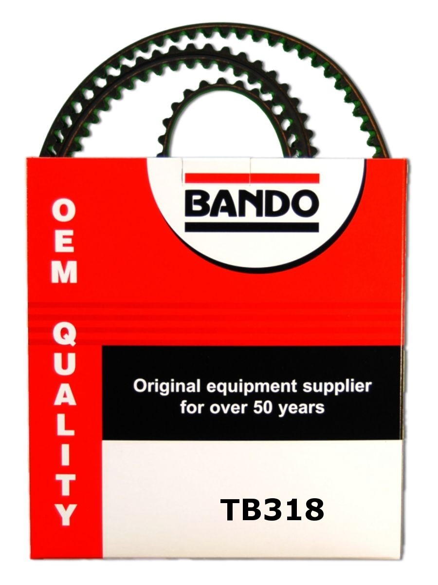 Foto de Correa de Tiempo OHC Precision Engineered para Kia Rio 2001 2002 2003 2004 2005 Marca BANDO N�mero de Parte TB318