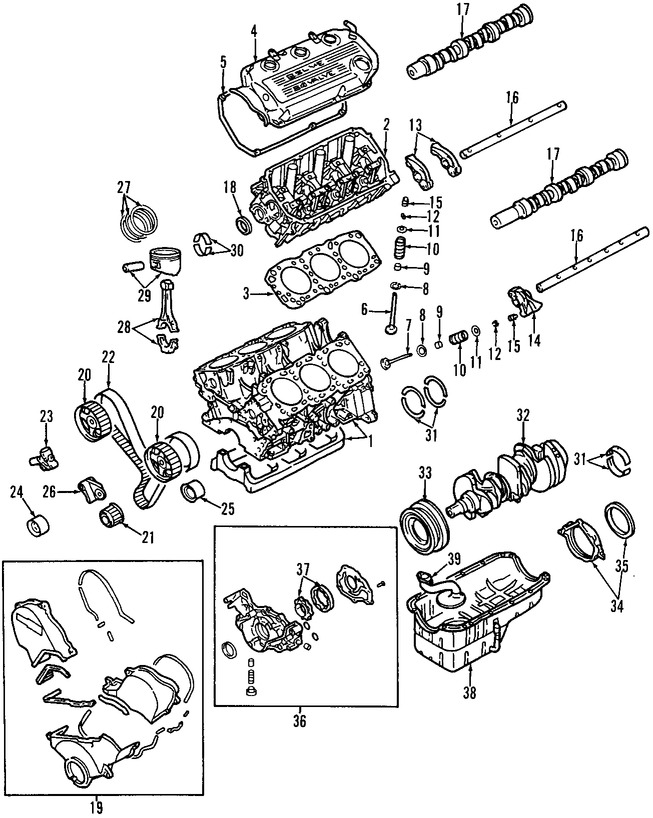 Foto de Culata del motor Original para Chrysler Cirrus Chrysler Sebring Dodge Stratus Marca CHRYSLER Nmero de Parte MD307675