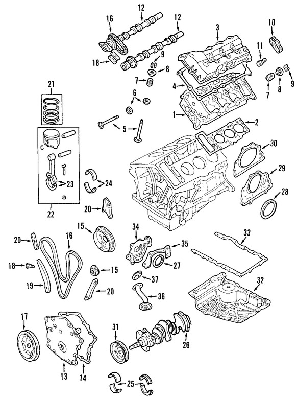 Foto de Balanc�n Original para Chrysler Dodge Marca CHRYSLER N�mero de Parte 4792295AB