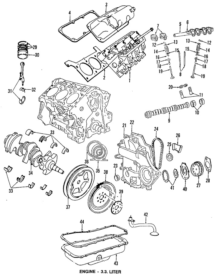 Foto de Empacadura de la culata Original para Dodge Chrysler Plymouth Marca CHRYSLER N�mero de Parte 4448950AB