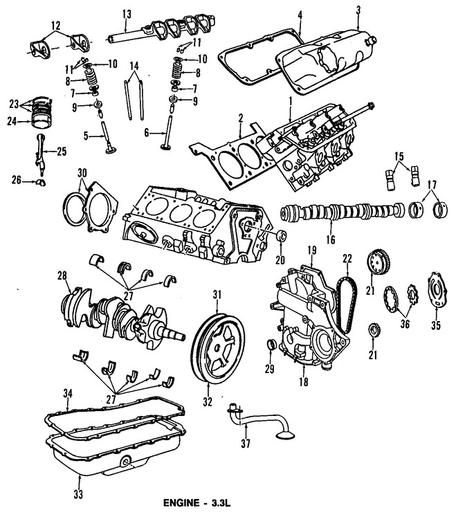 Foto de Empacadura de la culata Original para Chrysler Dodge Plymouth Eagle Marca CHRYSLER N�mero de Parte 4694217
