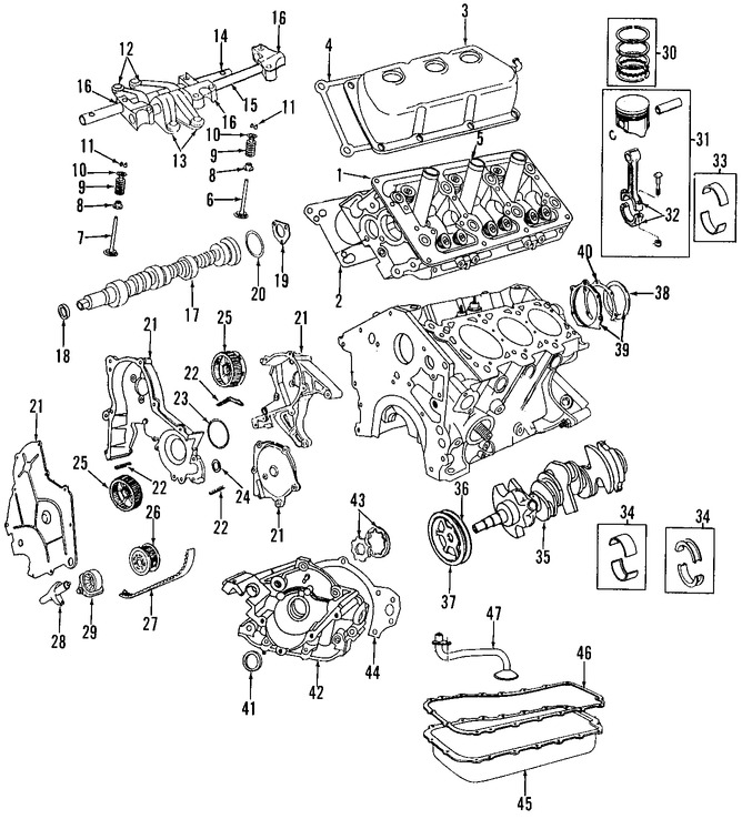 Foto de Balanc�n Original para Chrysler Dodge Eagle Plymouth Marca CHRYSLER N�mero de Parte 4573460