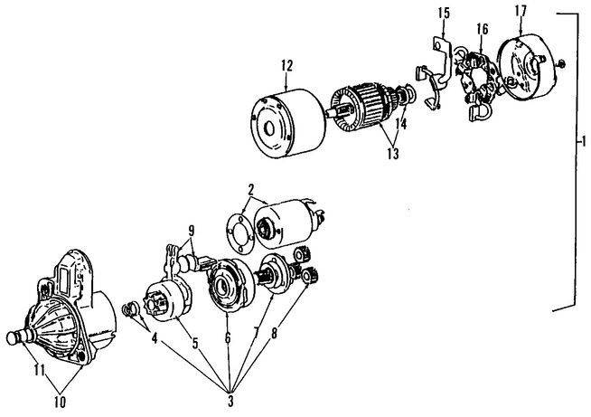 Foto de Solenoide de Encendido Original para Dodge Mitsubishi Marca CHRYSLER Nmero de Parte MD611591