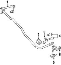 Foto de Barra Estabilizadora de Suspensi�n Original para Chrysler Sebring 2009 2010 Dodge Avenger 2009 2010 Marca CHRYSLER N�mero de Parte 68065515AA