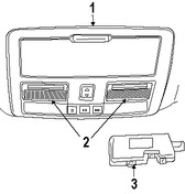 Foto de Consola Central Original para Dodge Charger Dodge Magnum Chrysler 300 Marca CHRYSLER N�mero de Parte 1LE17DW1AA