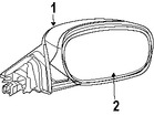 Foto de Espejo retrovisor exterior Original para Chrysler 300 Dodge Charger Marca CHRYSLER N�mero de Parte 4806157AD