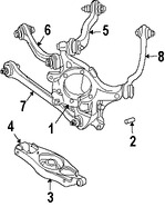 Foto de Muon de Suspensin Original para Chrysler 300 Dodge Charger Dodge Magnum Dodge Challenger Marca CHRYSLER Nmero de Parte 4782586AF