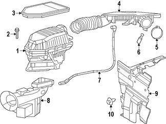 Foto de Manguera V�lvula PCV Original para Dodge Charger Dodge Challenger   Chrysler 300 Marca CHRYSLER N�mero de Parte 5184805AE