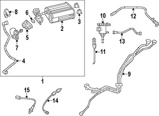 Foto de Canister Original para Dodge Charger Dodge Challenger Chrysler 300 Marca CHRYSLER N�mero de Parte 68231653AC