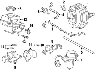 Foto de Bomba de Vac�o de Servofreno Original para Dodge Jeep Chrysler Marca CHRYSLER N�mero de Parte 5154322AA