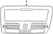 Foto de Lente de luz de mapa Original para Dodge Charger Chrysler 300 Marca CHRYSLER N�mero de Parte 68095987AA
